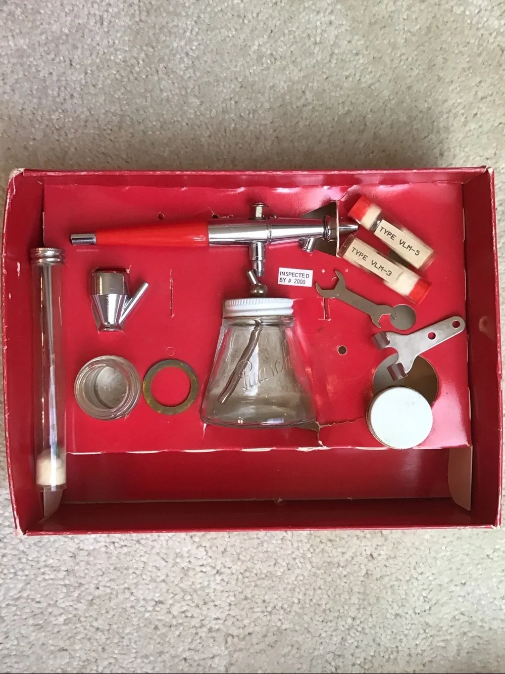 Vintage Paasche Airbrush Set, Type VL-Set No. 372460